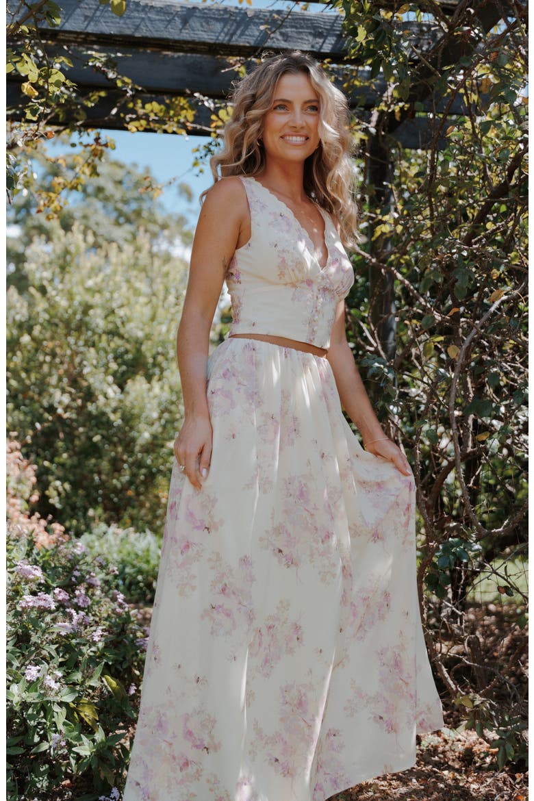 Tinsley Maxi Skirt, Alternate, color, LAVENDER FLORAL