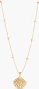 YOJ Quero Crystal Pendant Necklace In Gold