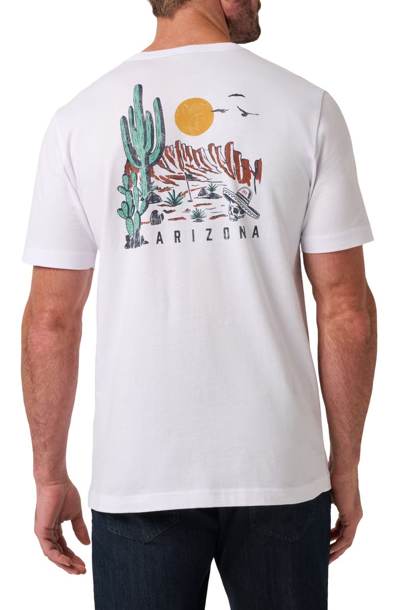 TravisMathew Mesa Views Graphic T-Shirt, Alternate, color, White
