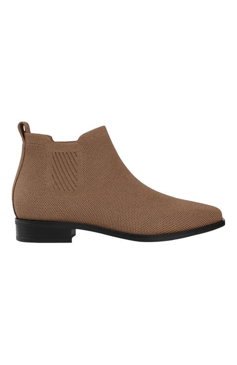 Square-Toe Water-Repellent Ankle Boots (Ryan Pro)