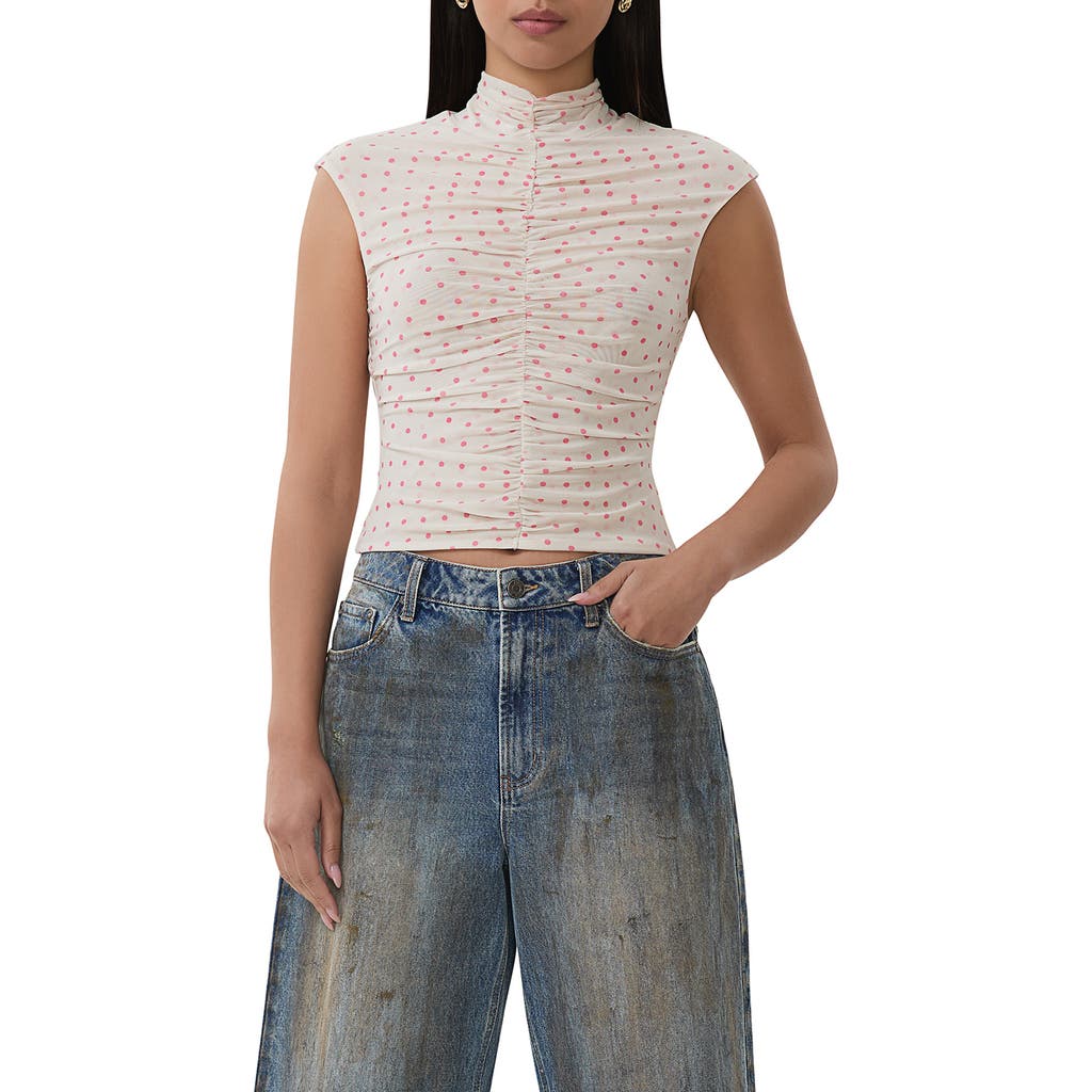 AFRM AFRM JOLIE MOCK NECK SLEEVELESS TOP