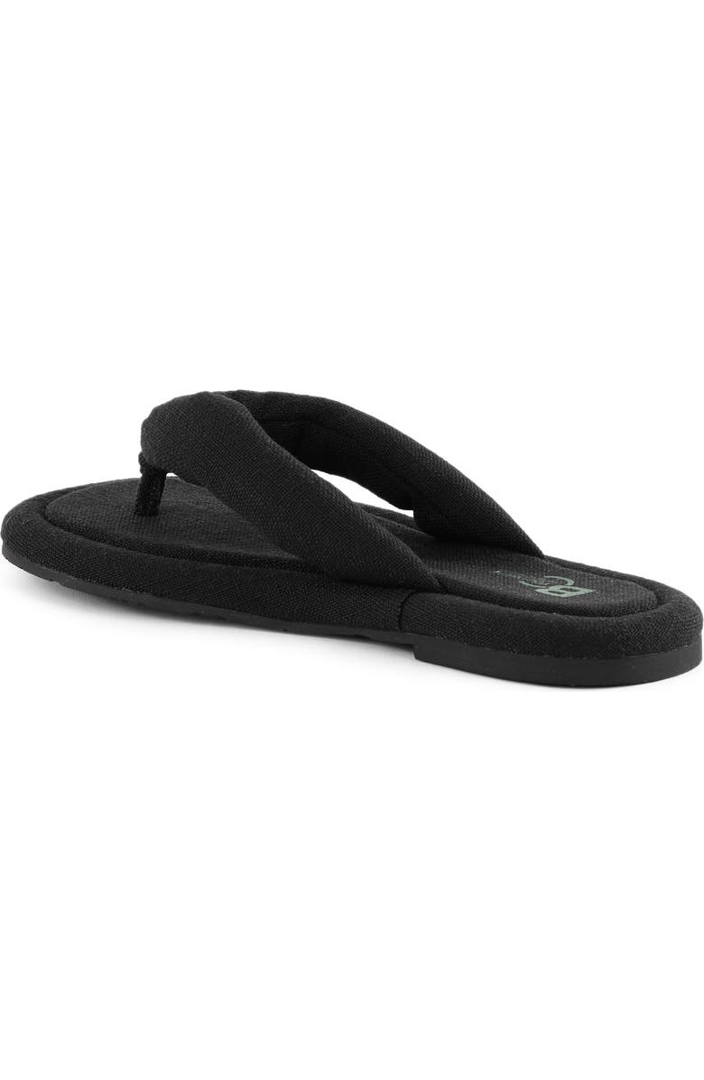 BC Footwear Flipside Flip Flop, Alternate, color, Black