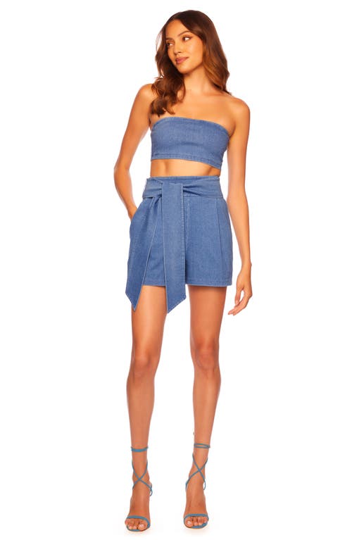 SUSANA MONACO SUSANA MONACO DENIM MICRO TUBE TOP