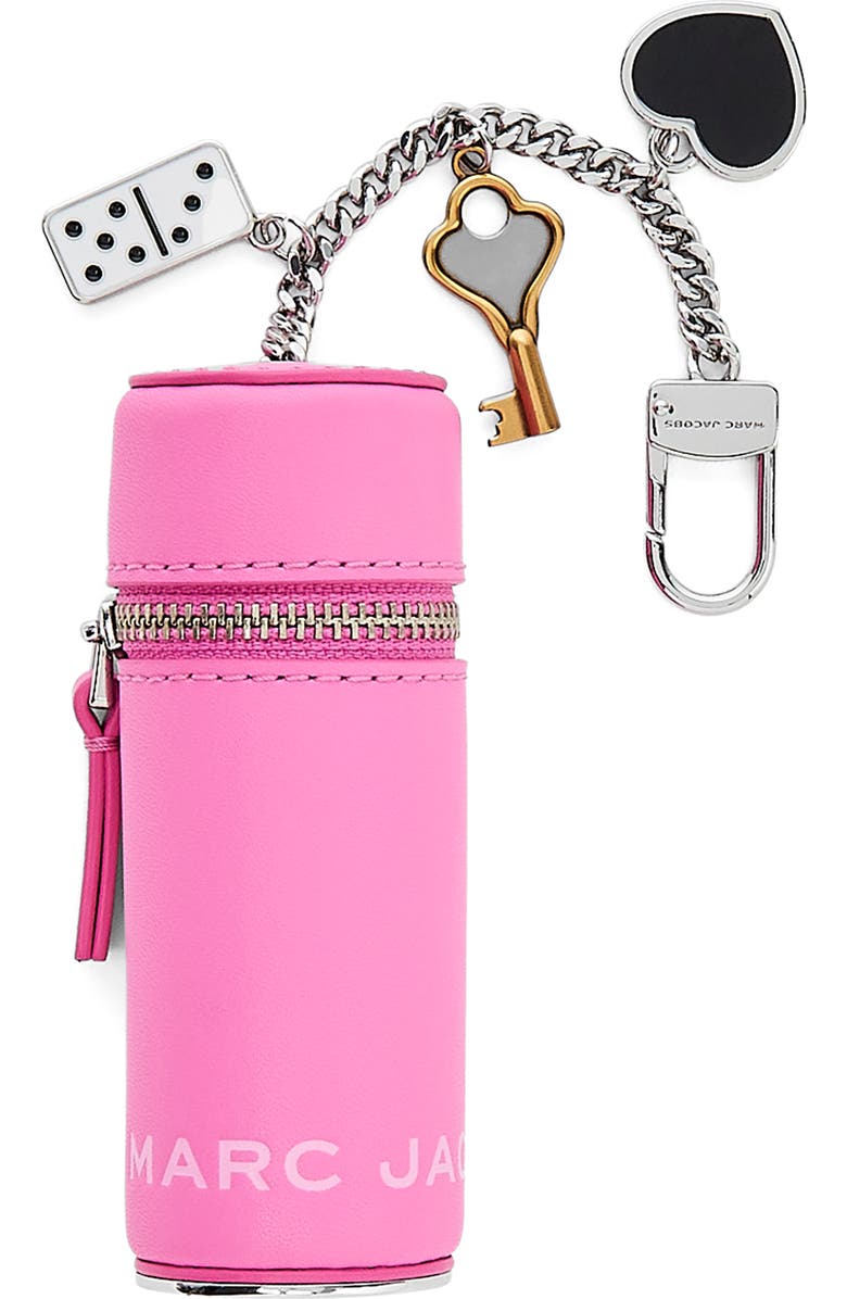 Marc Jacobs The Lipstick Case Bag Charm, Main, color, Bow Pink