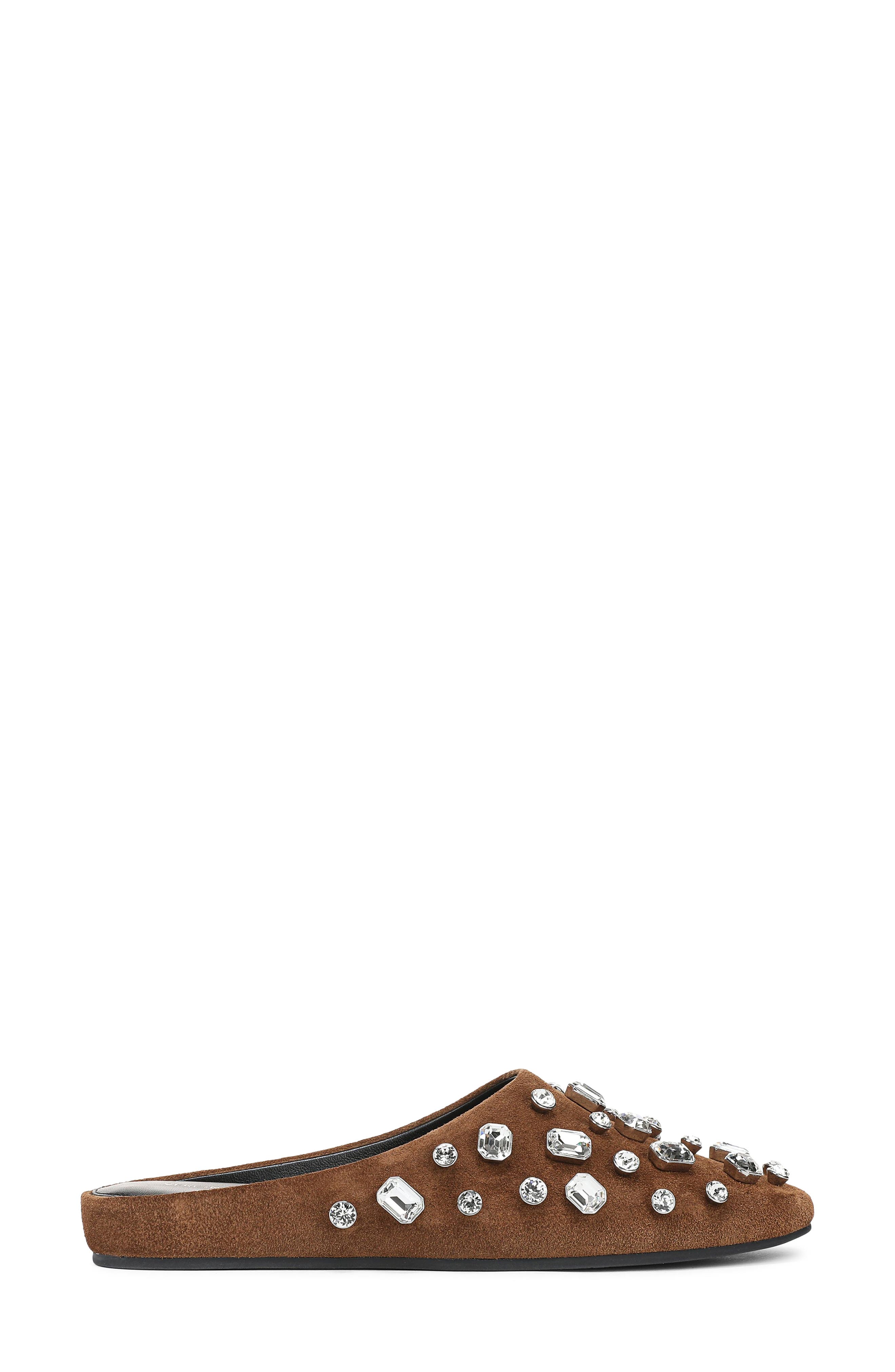 Narcisa Crystal Embellished Mule, Alternate, color, SAND