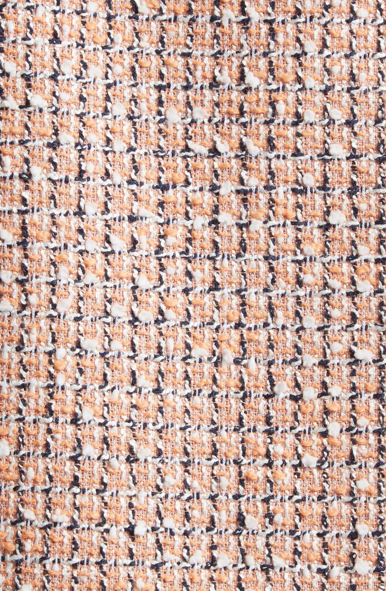 Etro Bead Fringe Tweed Miniskirt, Alternate, color, Multicolor Orange Base