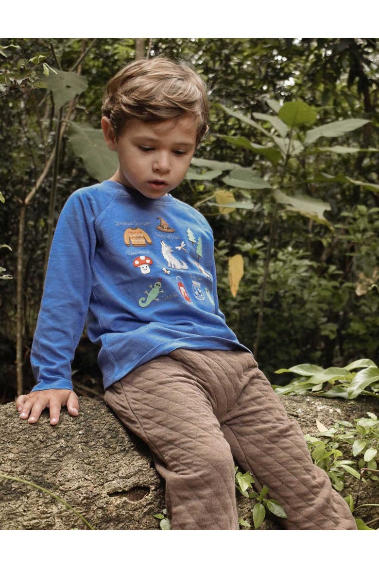 Magic Forest Long Sleeve Tee, Alternate, color, Saphire