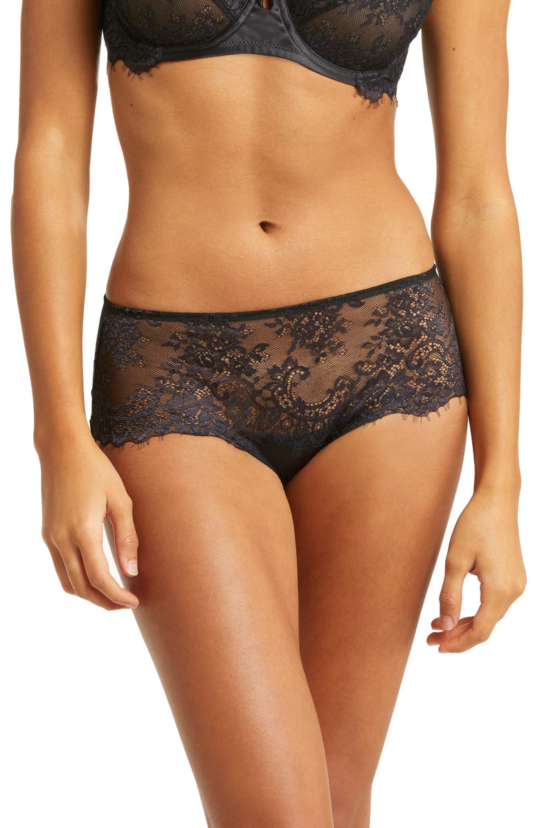 Wacoal Center Stage Lace Bikini, Main, color, 