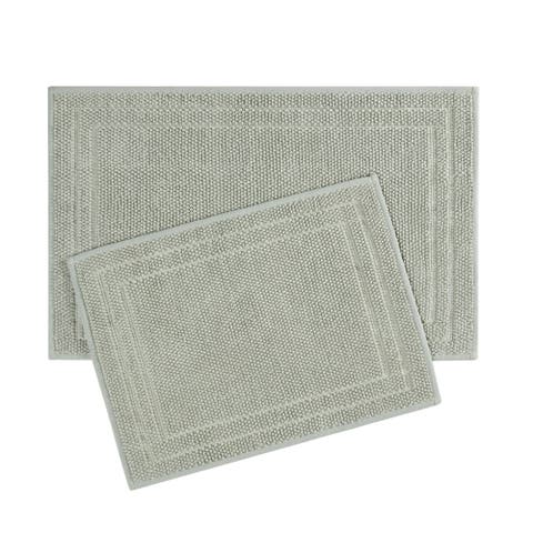 Luxe Looped Cotton 2-Piece Bath Mat Set