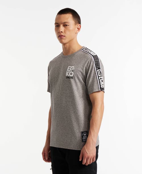 Ecko Unltd . Enrollment Short Sleeve Knit Tee In Marled Grey