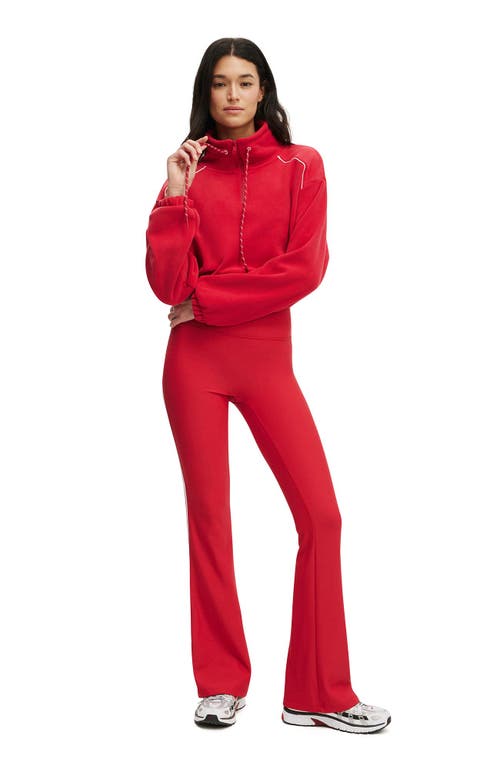 Cotton On Body Active Explorer Polar Fleece Half Zip Jumper In Red