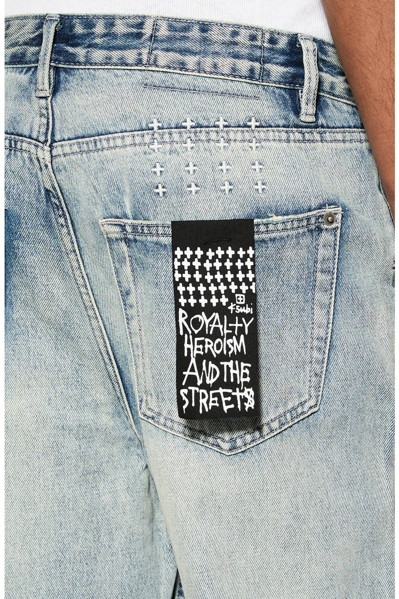 Anti K Punk Baggy Jeans, Alternate, color, DENIM
