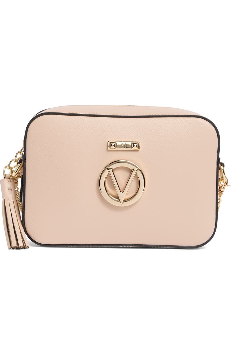 VALENTINO BY MARIO VALENTINO Babette Bonbonniere Rose Leather Camera Bag, Main, color, Rose