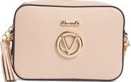 VALENTINO BY MARIO VALENTINO Babette Bonbonniere Rose Leather Camera Bag