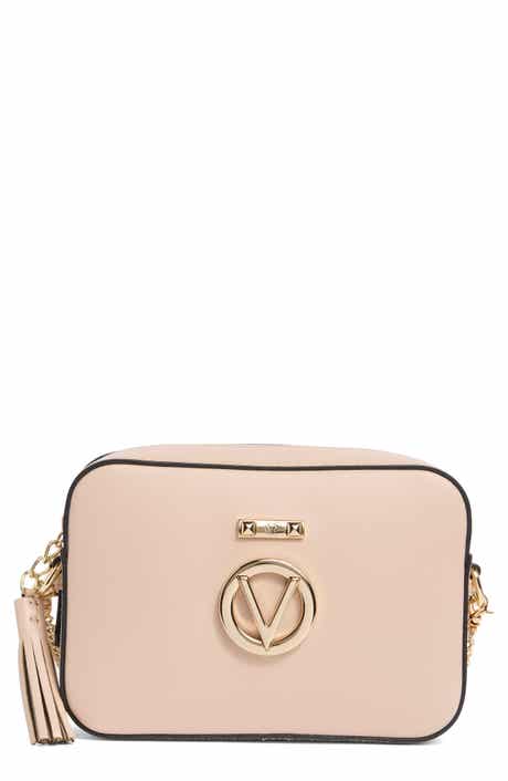 VALENTINO BY MARIO VALENTINO Babette Bonbonniere Rose Leather Camera Bag