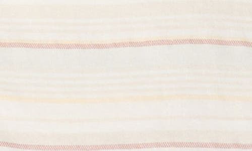 O'neill Kids' Seafaring Stripe Short Sleeve Stretch Cotton Button-up Shirt In White