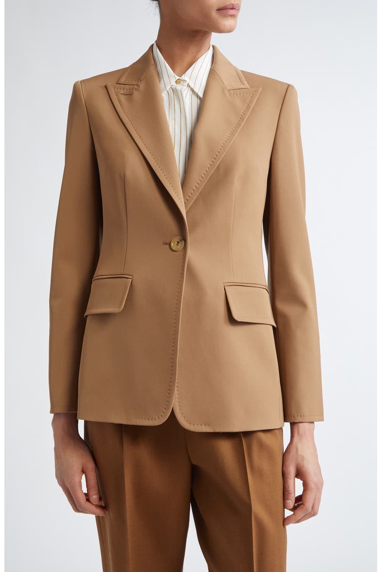Palchi Virgin Wool Blazer, Main, color, CAMEL