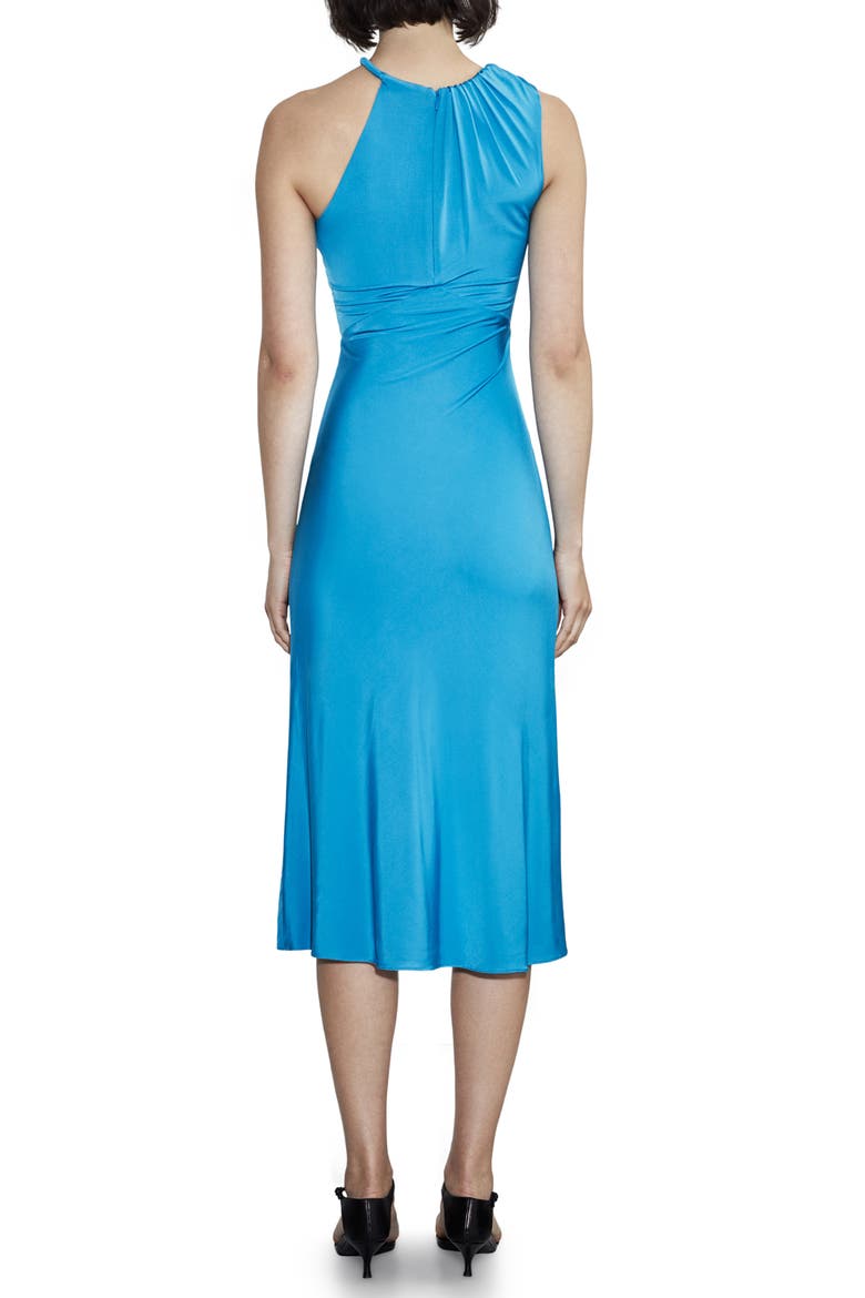 Phebe Cutout Cord Strap Midi Dress, Alternate, color, CYAN