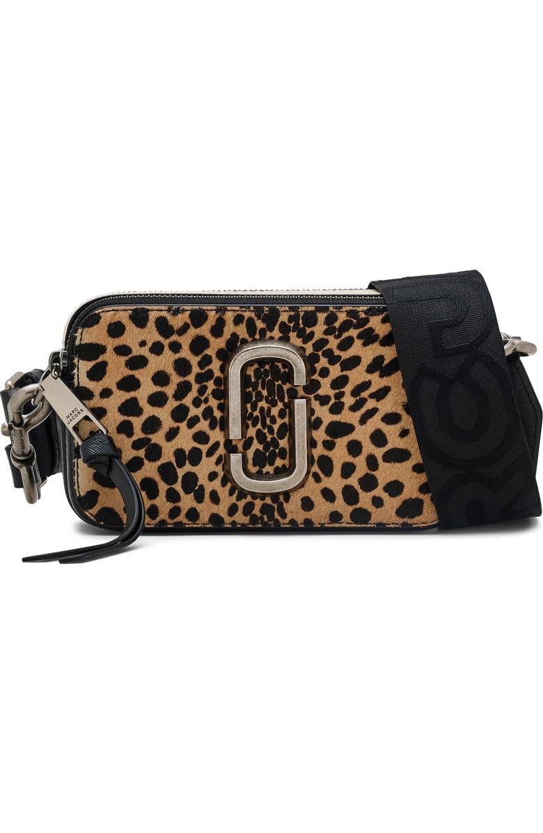 Marc Jacobs The Snapshot Genuine Calf Hair Crossbody Bag, Main, color,