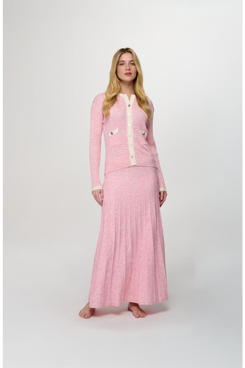 Lila Cardigan, Alternate, color, Pink