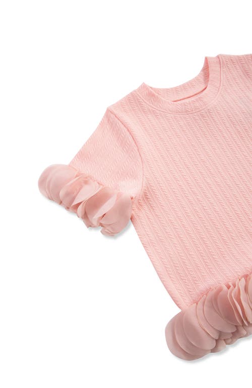 Peek Aren't You Curious Flutter Trim T-shirt & Butterfly Print Cargo Joggers Set In Lilac
