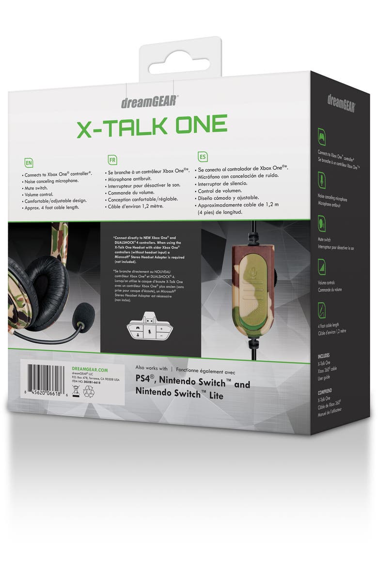 Dreamgear Wired Headset - Dreamgear X-Talk Headset With Boom Mic, Alternate, color, Multicolor