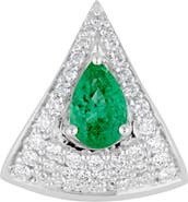 Hueb Mirage Diamond & Emerald Earrings