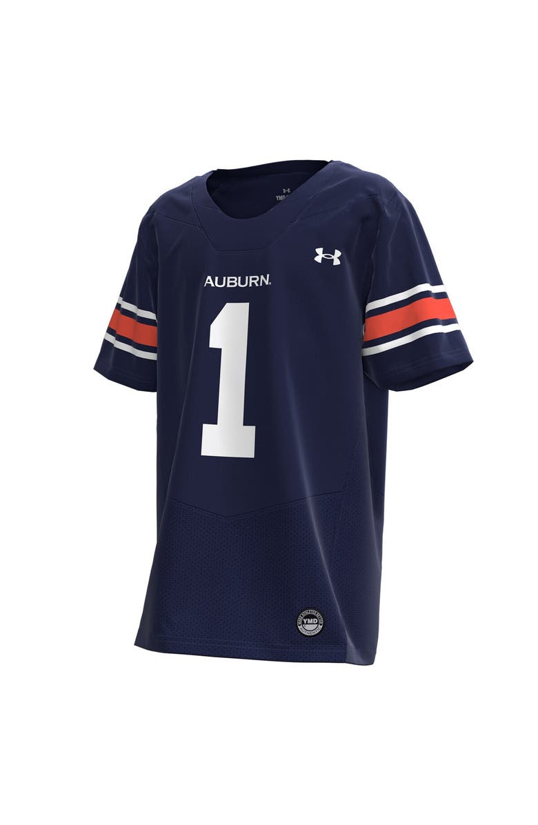 Under Armour Youth Under Armour #1 Navy Auburn Tigers Replica Football Jersey, Alternate, color,