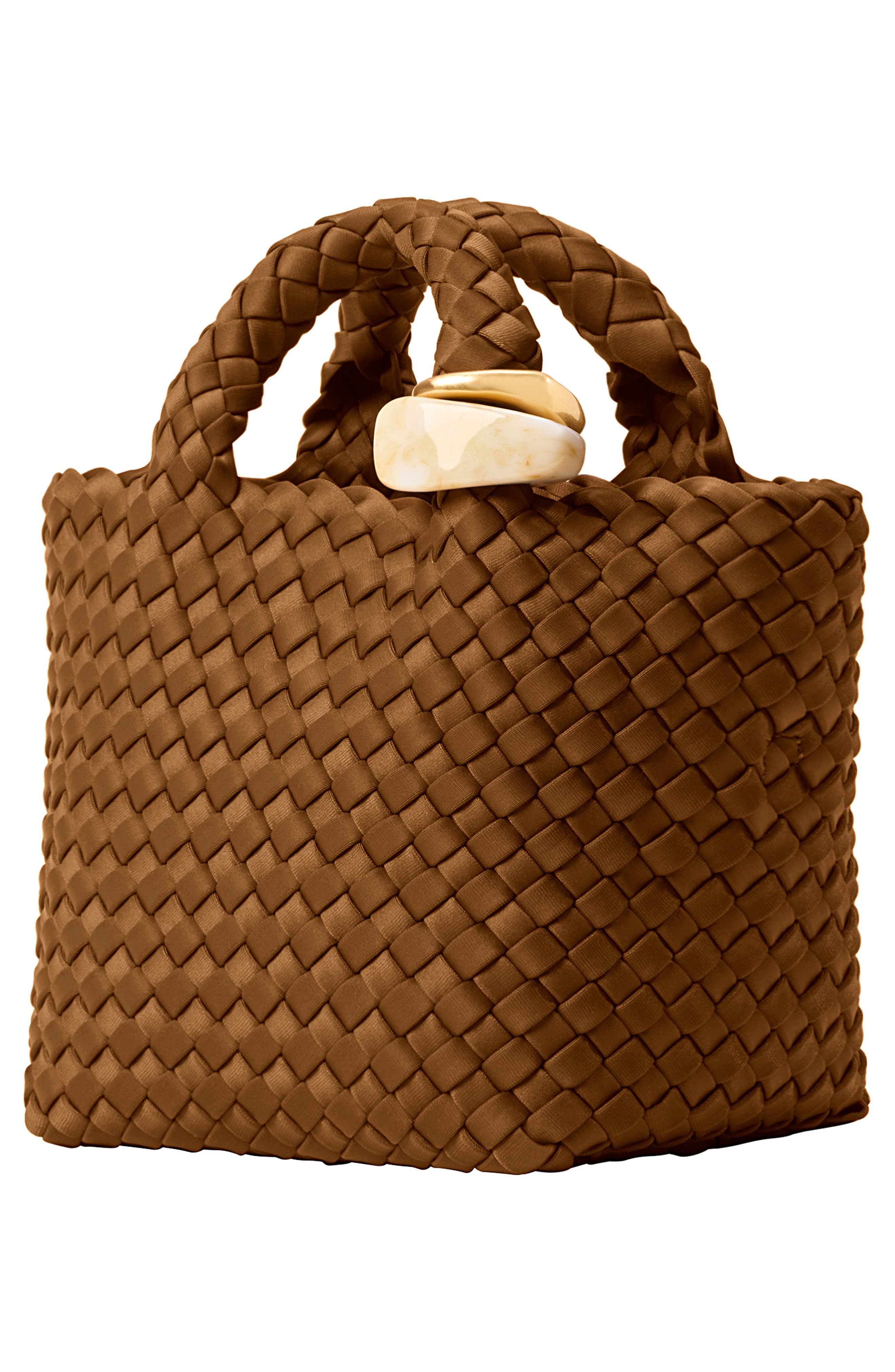 St. Barths Petit Beaded Tote, Alternate, color, TEAK