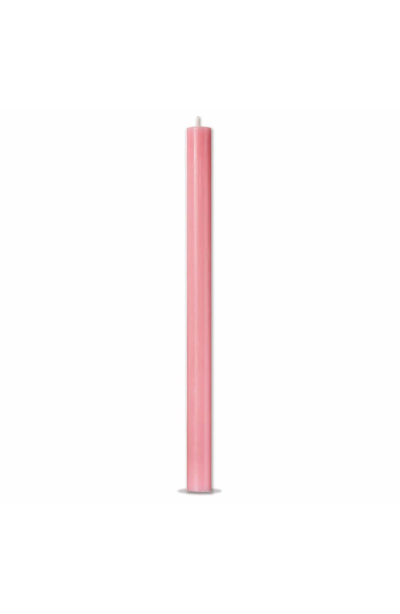tag Color Studio Pink Straight Taper Unscented Paraffin Candle, Main, color, Pink