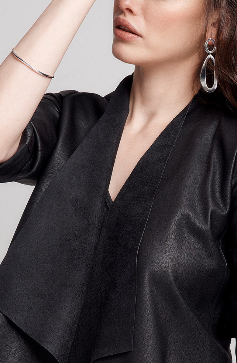 Ippolita Large Oval Snowman Wavy Earrings, Alternate, color, Silver