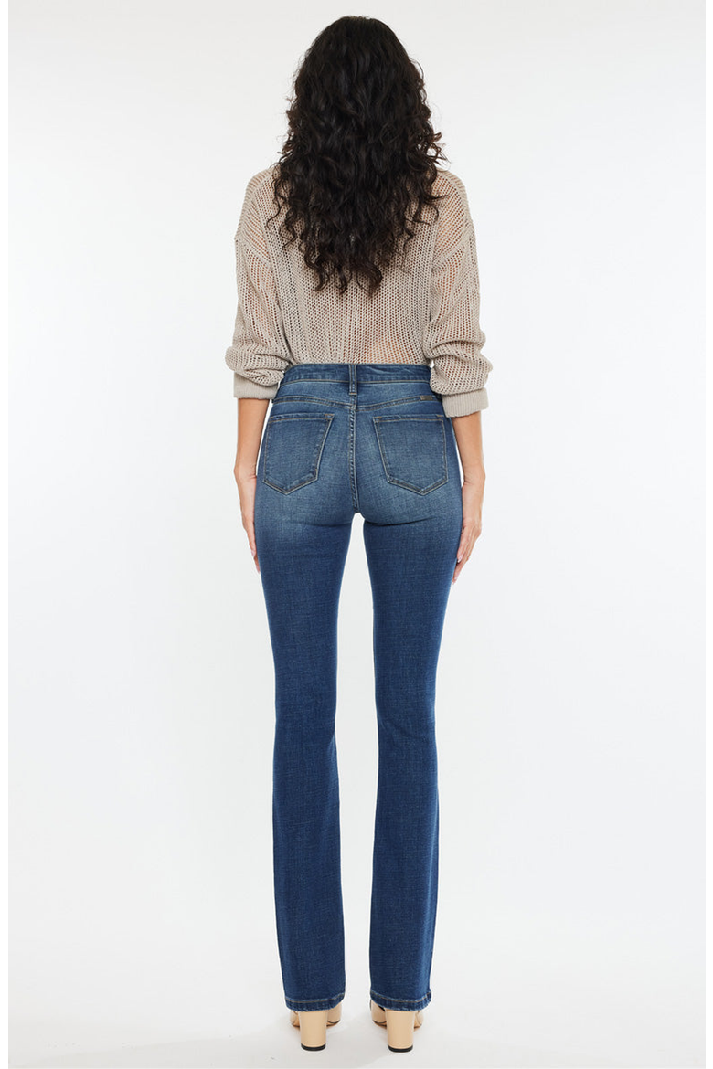 Hope Essentials High Rise Skinny Bootcut Jeans, Alternate, color, Medium Wash
