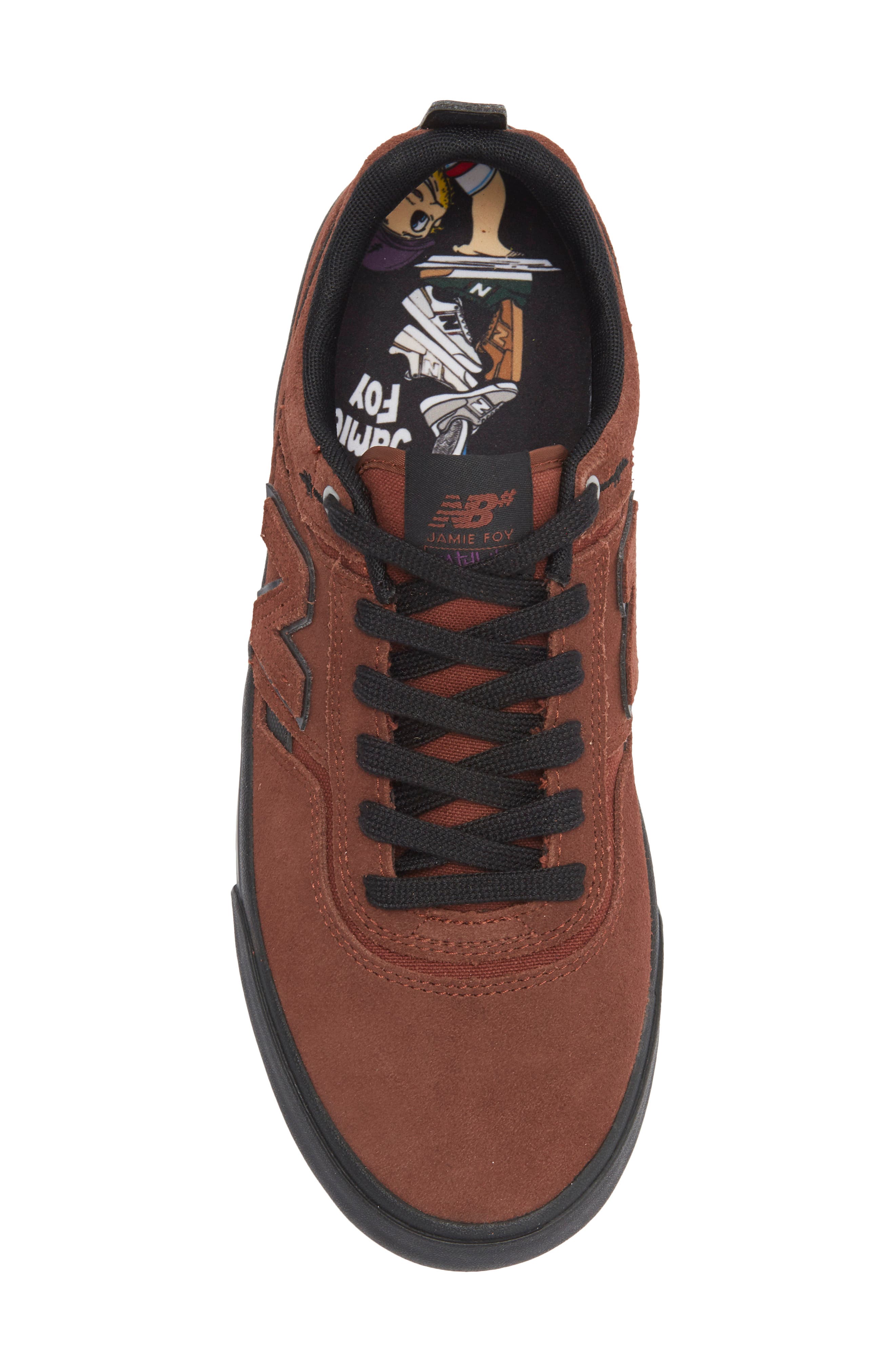 New Balance Numeric Jamie Foy 306 Skate Sneaker, Alternate, color, Brown/ Black