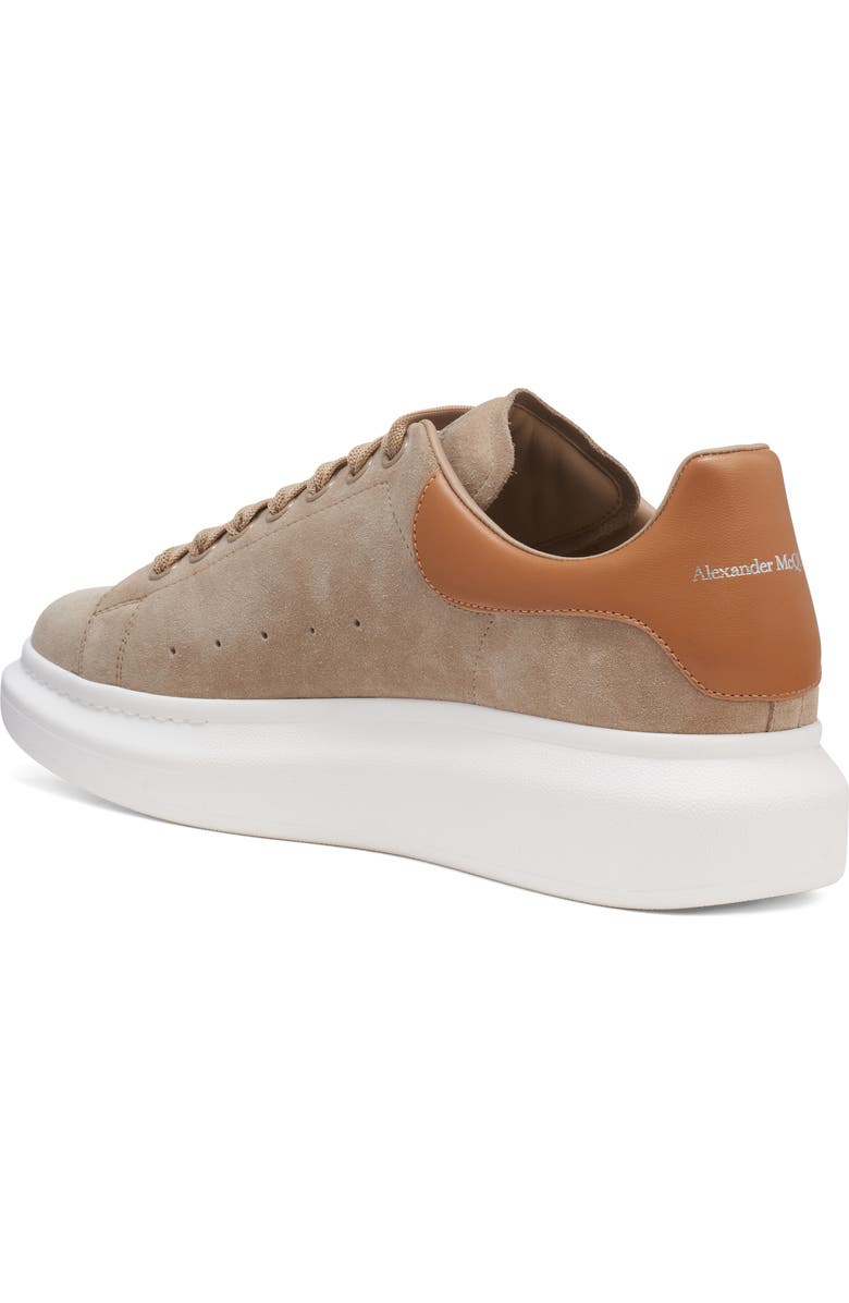 McQueen Oversize Sneaker, Alternate, color, Rock/ Dark Caramel