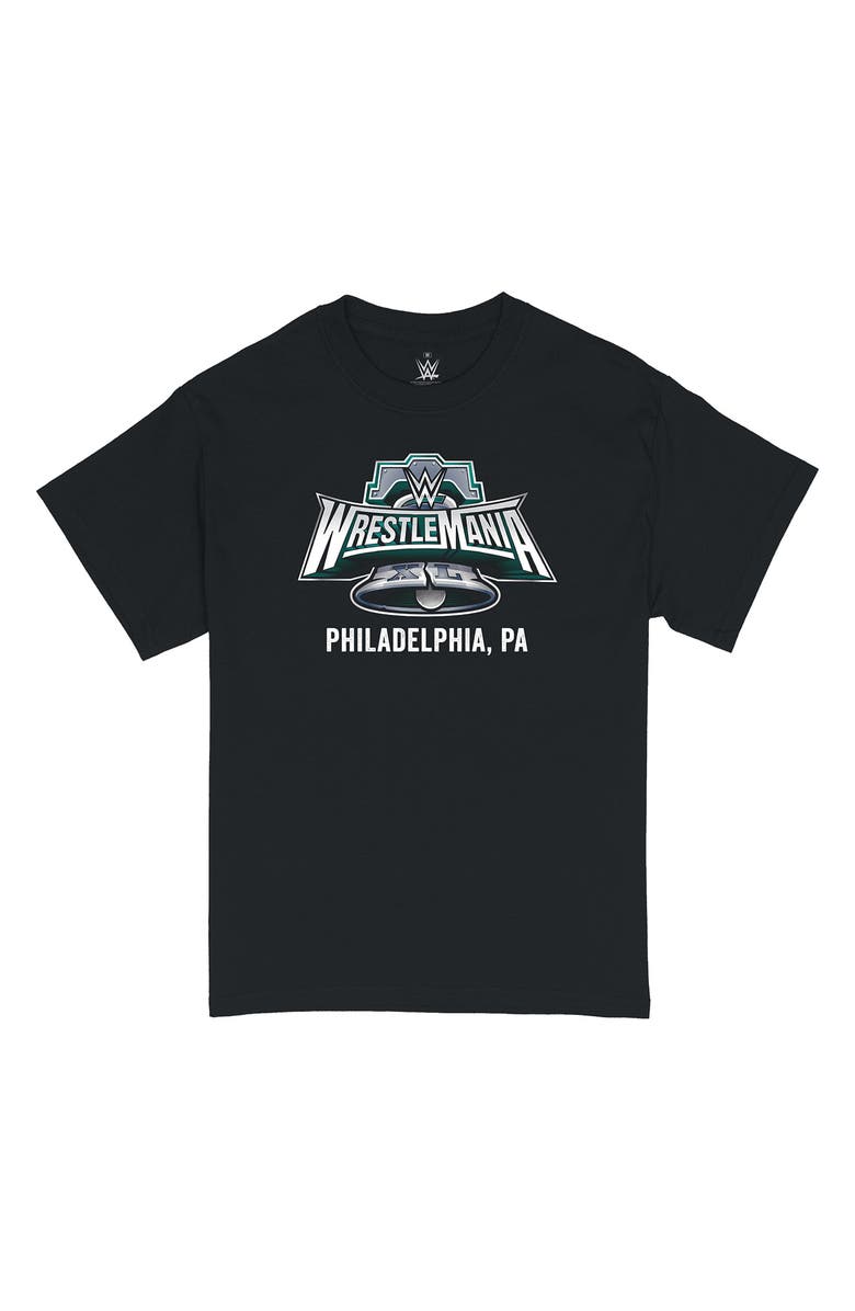 Ripple Junction WWE Wrestlemania Logo Graphic T-Shirt, Main, color, Black