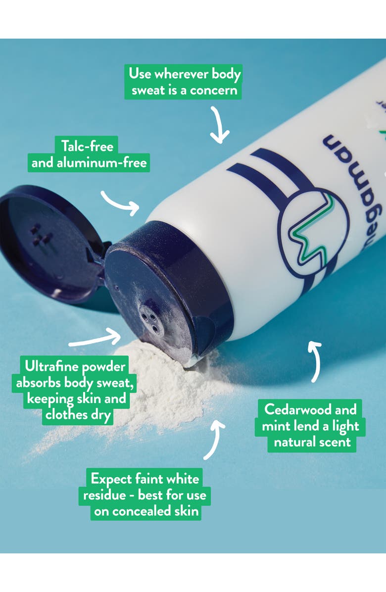 Megababe Megaman Dry Guy Talc Free Body Powder, Alternate, color,