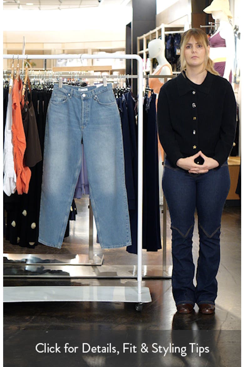 Starring Hailey Bieber Jennifer Barrel Leg Jeans video