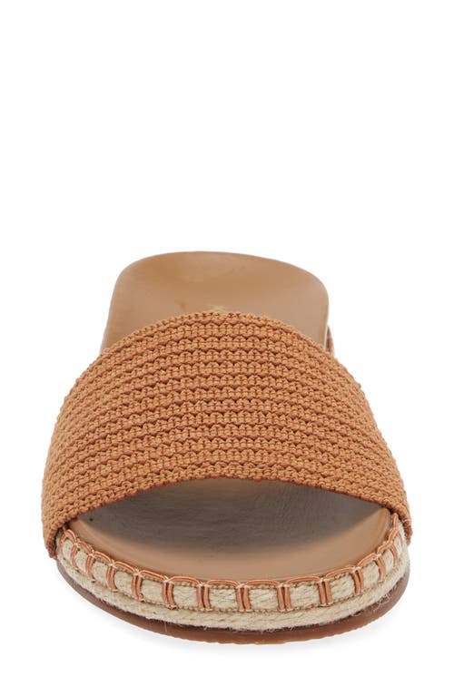 Kaanas Savaii Textured Band Pool Slide Sandal In Brown