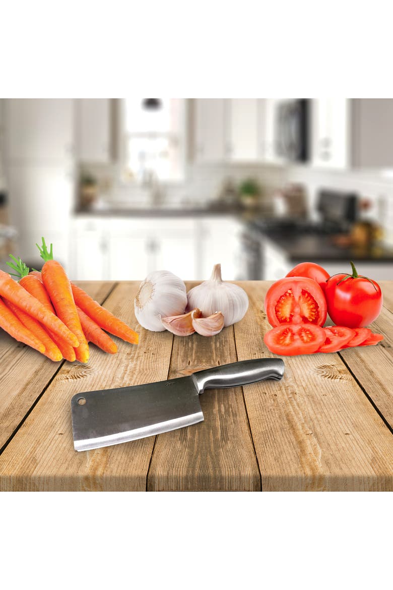 Baldwyn 6.25 Inch Stainless Steel Cleaver Knife, Alternate, color, Silver