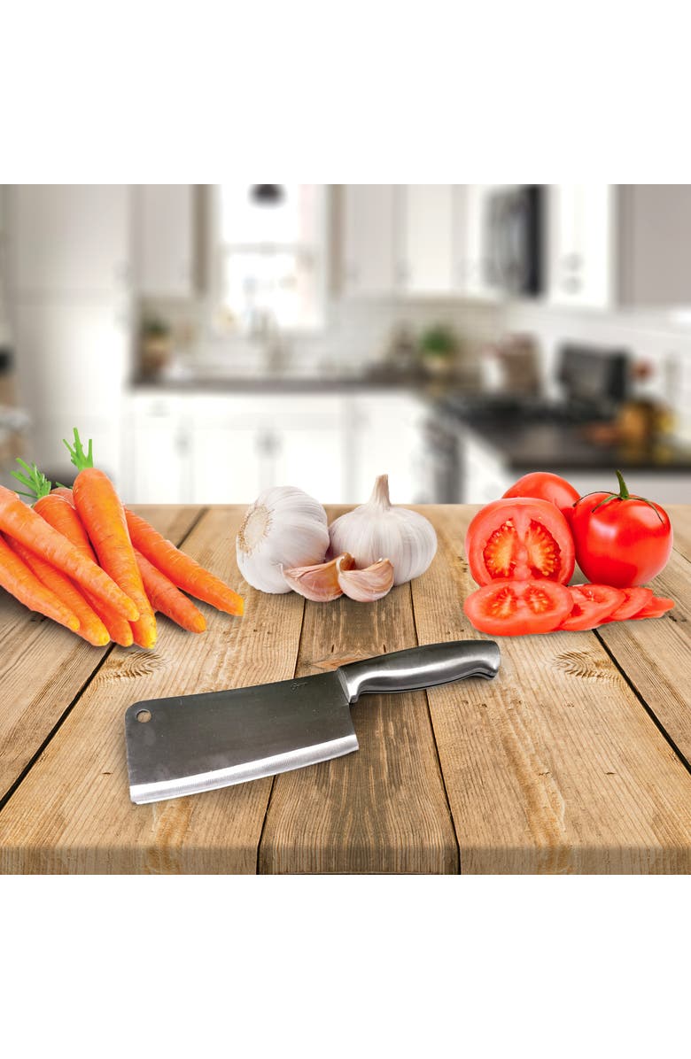 OSTER Baldwyn 6.25 Inch Stainless Steel Cleaver Knife, Alternate, color, Silver