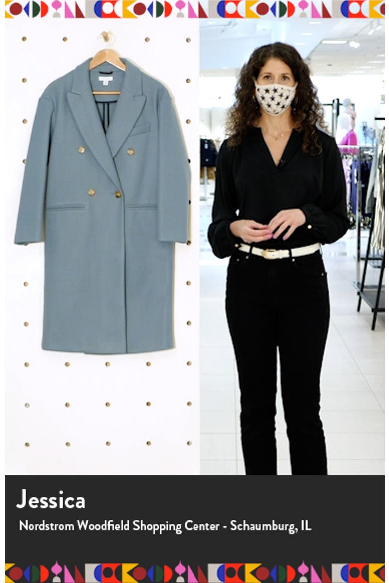 Brooke Double Breasted Long Coat video
