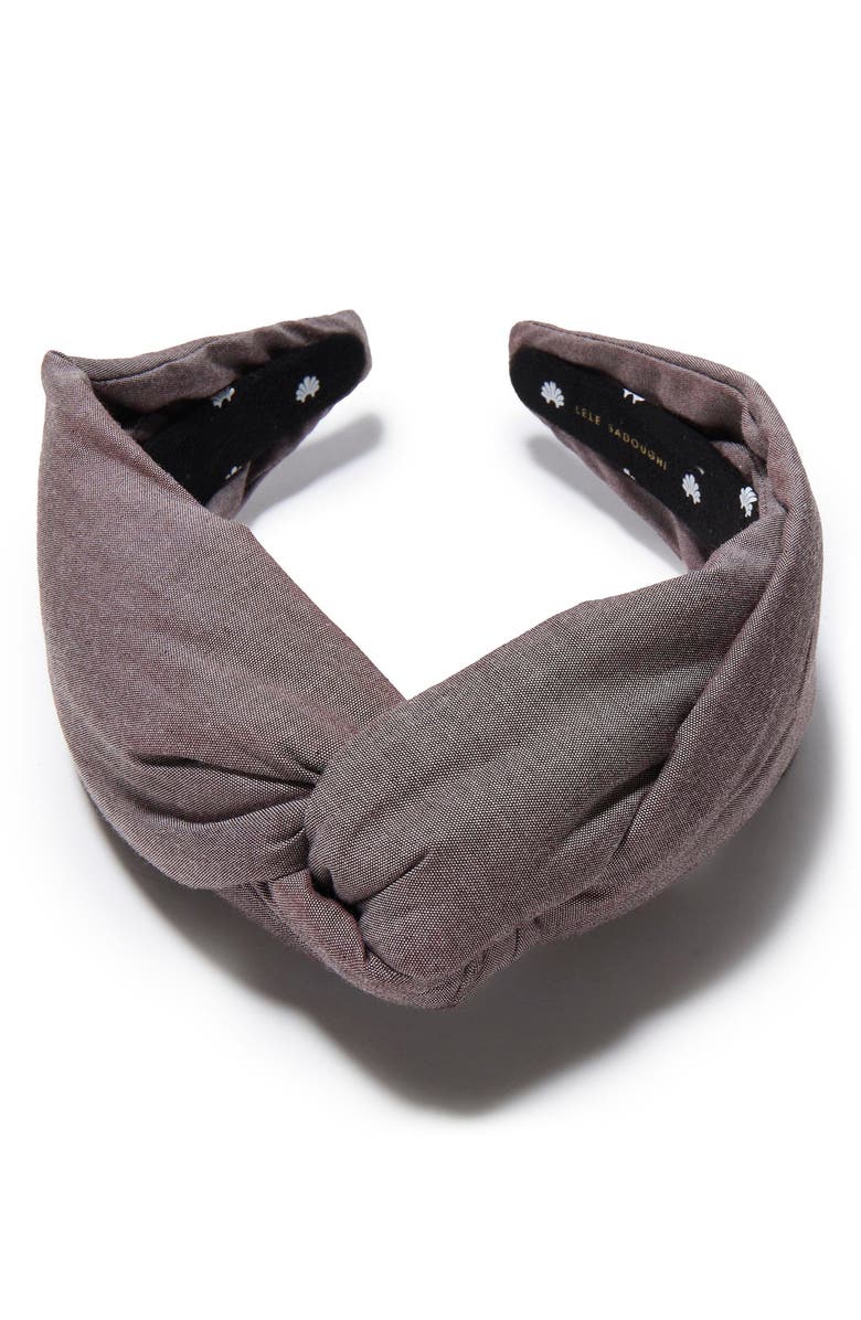 Lele Sadoughi Greta Knotted Headband, Alternate, color, 