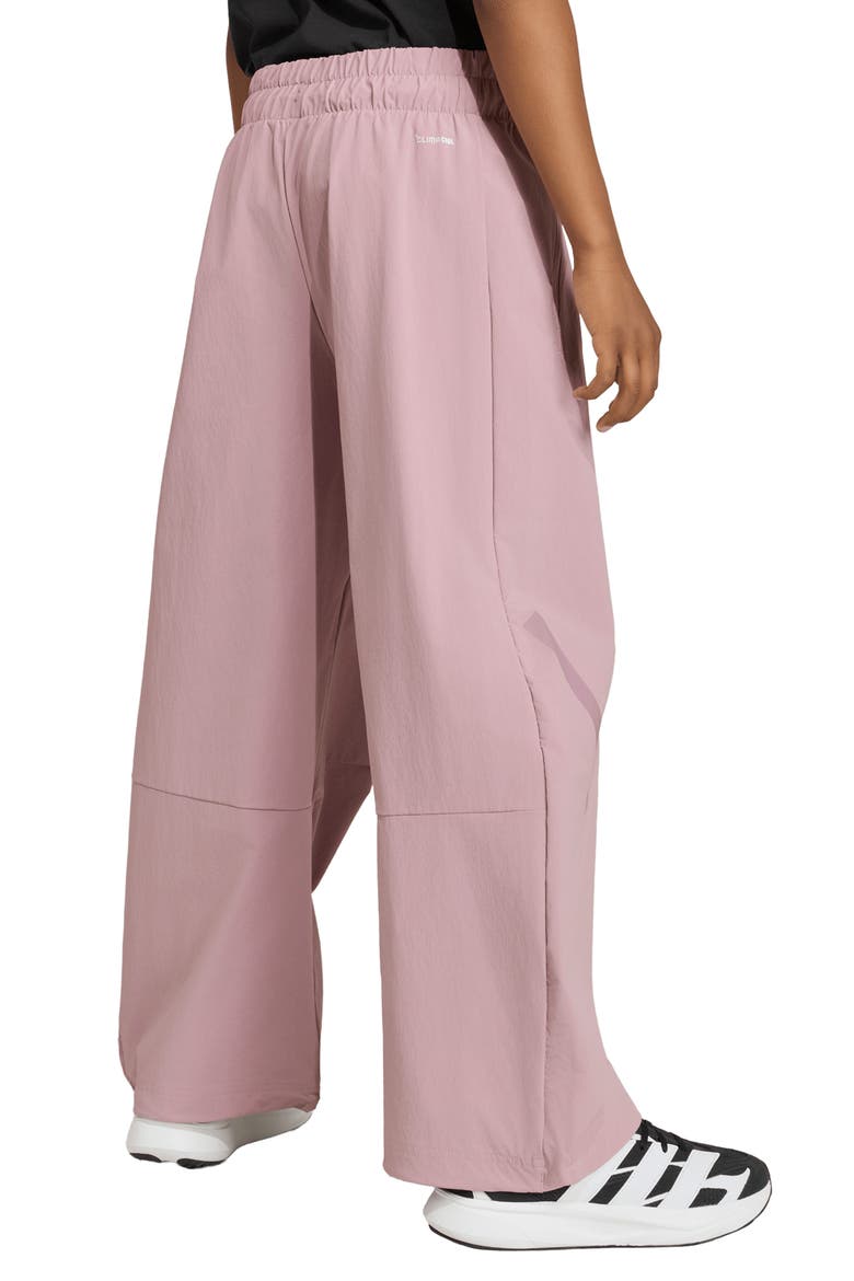 Kids' Z.N.E. Wide Leg Woven Pants, Alternate, color, MAGIC MAUVE/ WONDER ORCHID