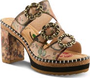 L'Artiste by Spring Step Milemarker Platform Slide Sandal