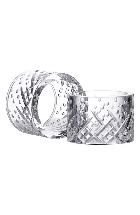 Celebrations Set of 2 Crystal Napkin Rings