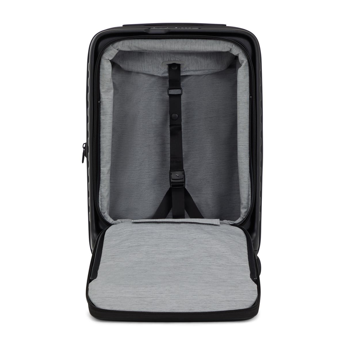 LOJEL Cubo Small Lite Carry-On 19 inch Lightweight Luggage, Alternate, color, Black