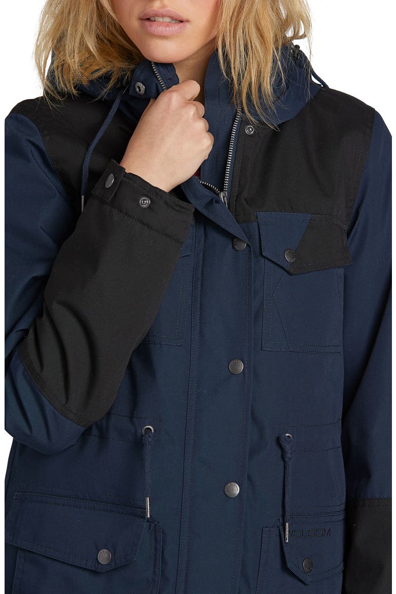 Venston 5K Water Resistant Hooded Parka, Alternate, color, MULTI BLUE