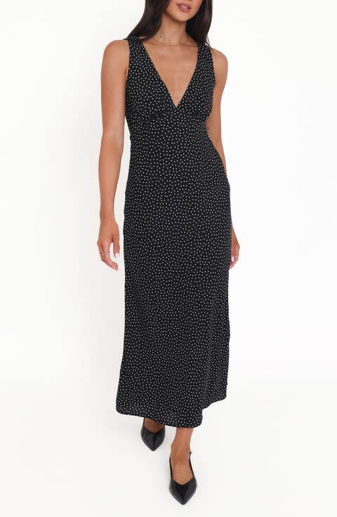 Mirae Polka Dot Maxi Dress