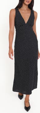 Petal & Pup Mirae Polka Dot Maxi Dress