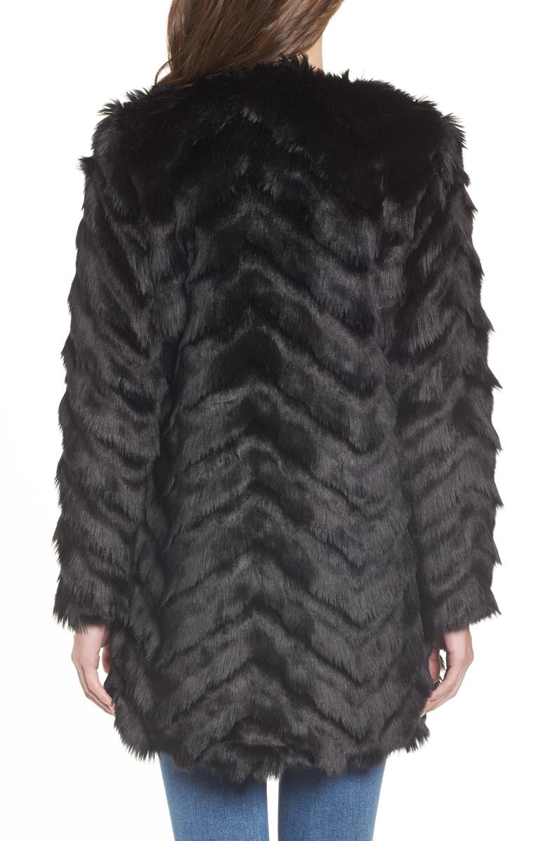 BB Dakota by Steve Madden BB Dakota It's All Happening Faux Fur Coat, Alternate, color, 